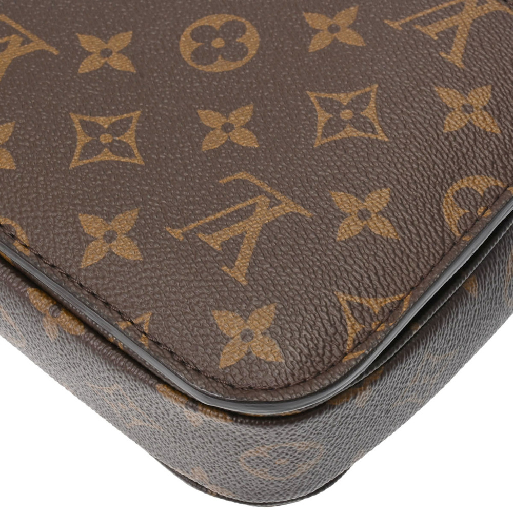 LOUIS VUITTON Monogram Pochette Metis MM Brown M44875 Women's Canvas Bag - Picture 9 of 12
